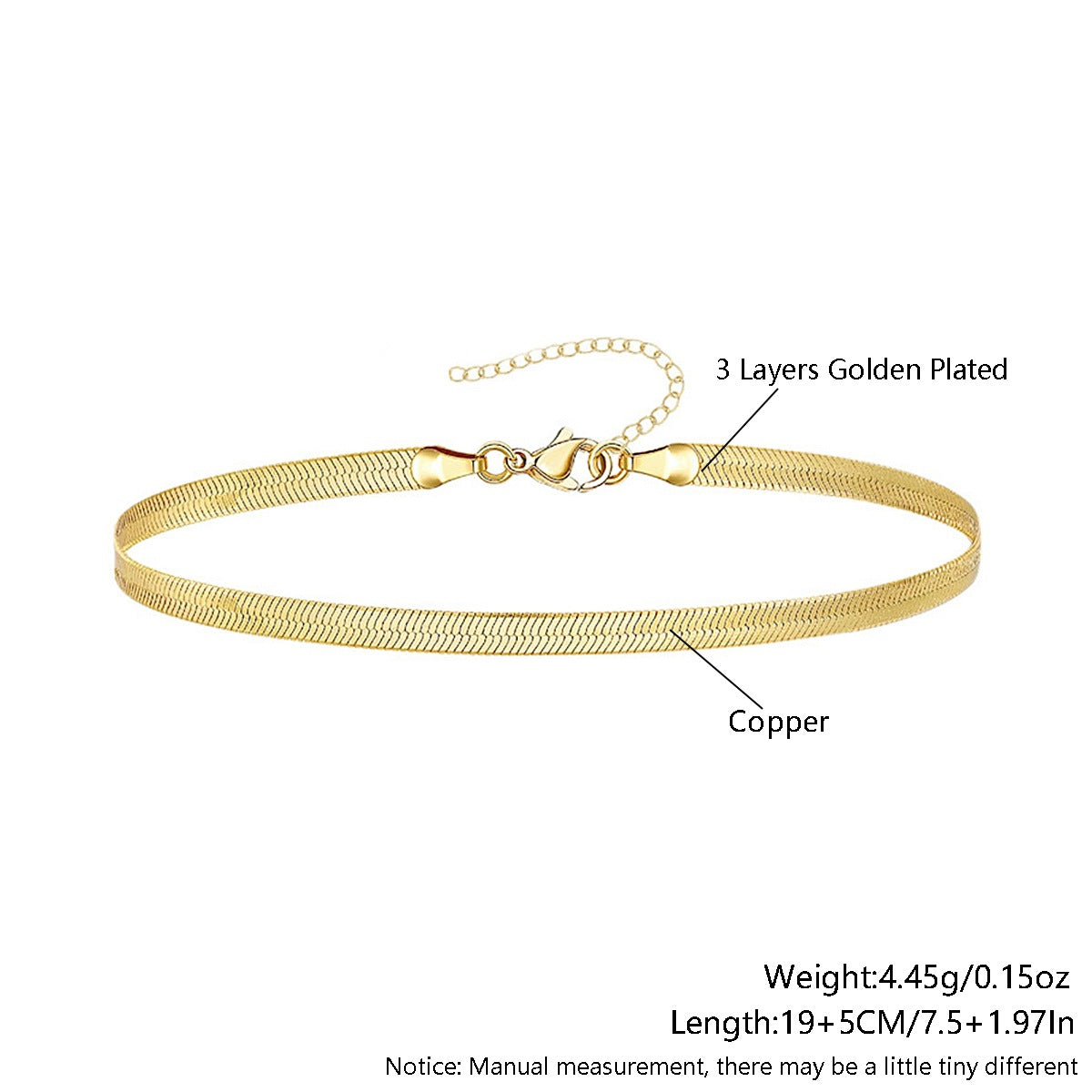 Stackable Gold Plated Chain Bracelet Set | 5 Styles Cuban Snake Twist