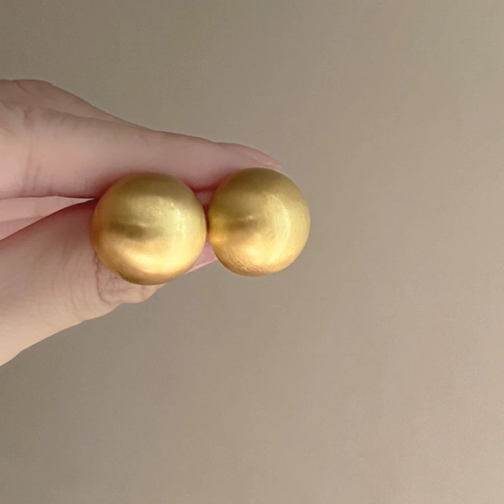 Gold Plated Floral Pearl Earrings | Hypoallergenic Stainless Steel Posts