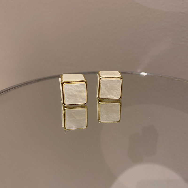 Gold Plated Floral Pearl Earrings | Hypoallergenic Stainless Steel Posts