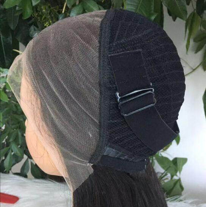 Glueless 13x4 Lace Front Wig | 100% Human Hair Long Straight with Bangs