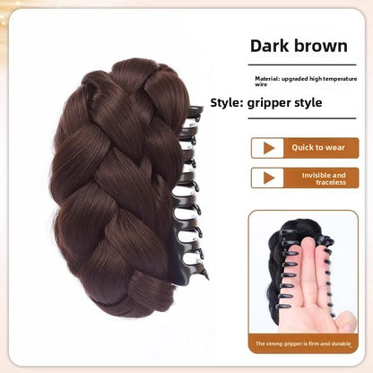 Clip-On Hair Bun Extension | Textured Volume Updo in 4 Natural Shades