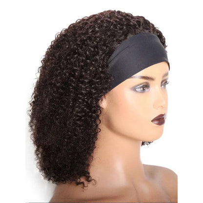 Human Hair Headband Wig | No Lace No Glue | 8"-14" Lengths