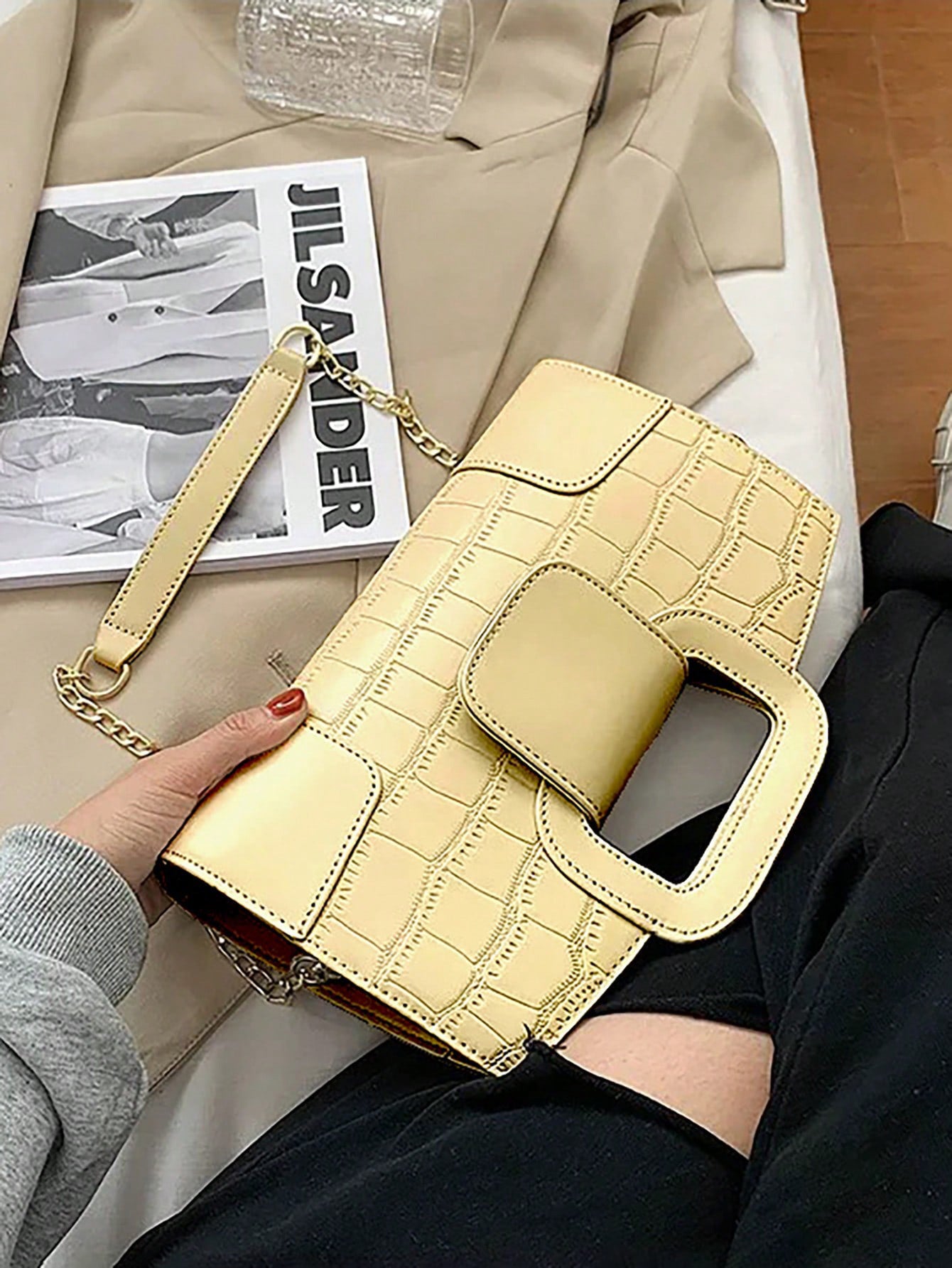 Chain Crossbody Bag Shoulder Handbag Womens Clutch