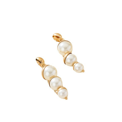 Layered Pearl Necklace Set | Magnetic Clasp Vintage Pearl Jewelry