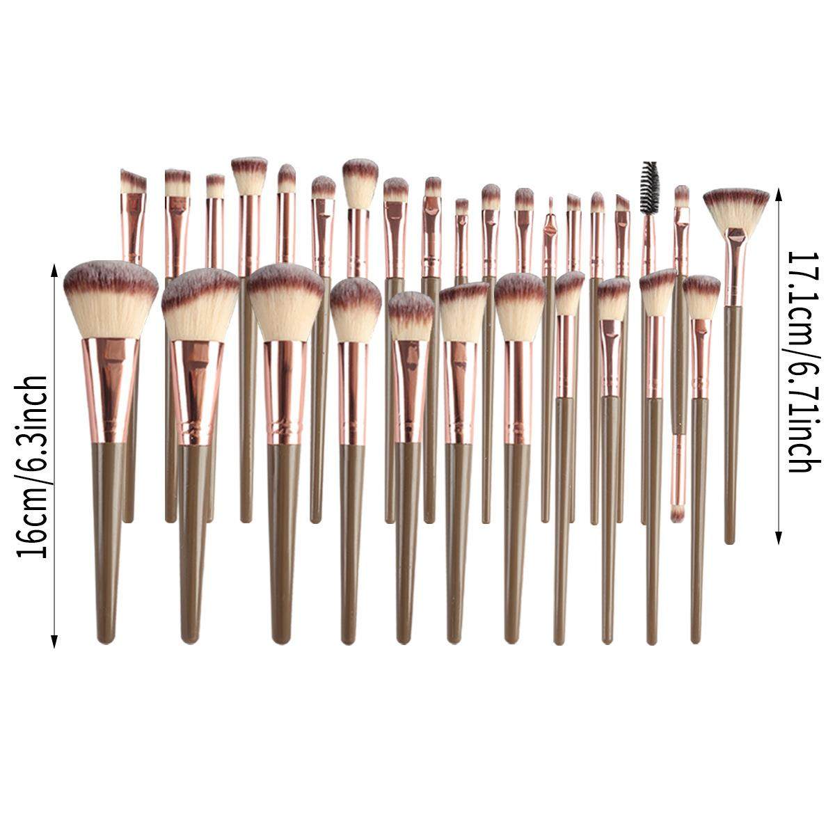 67-Piece Makeup Brush Set with Powder Puffs & Cosmetic Bag | Complete Kit